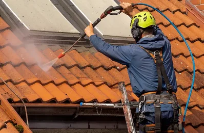 Démoussage et hydrofuge de toiture à Plumergat